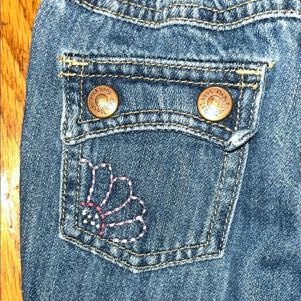 OshKosh B'gosh Classic Girls Blue Denim Jeans Size 18 Months